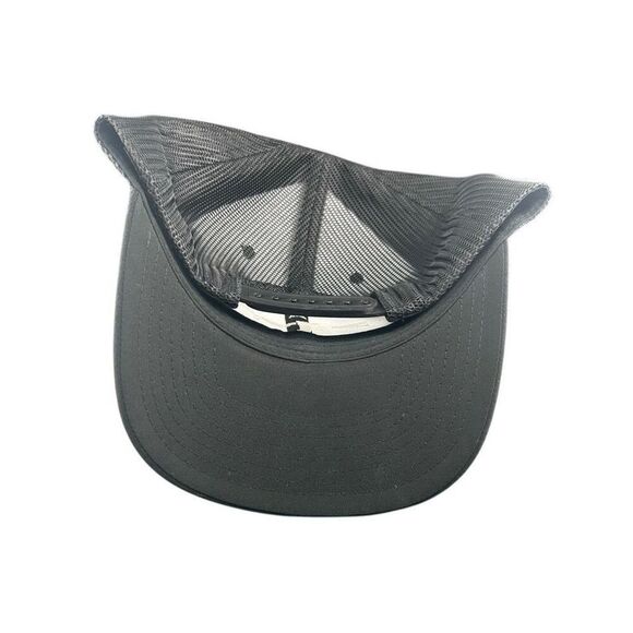 Unapologetic Black Snapback Mesh Trucker Hat Yupoong - Picture 3 of 5